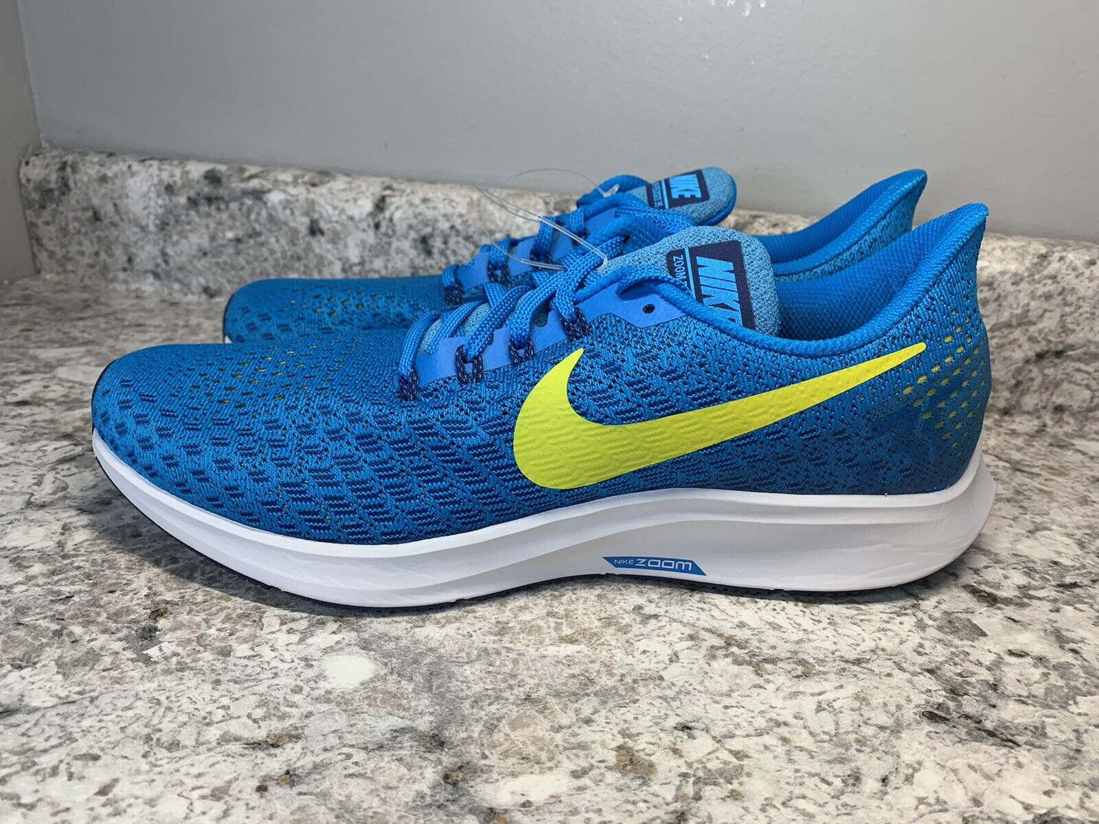 Nike Air Zoom Pegasus 35 Mens 942851-400 Blue Orbit Running Shoes Mens Size 11.5