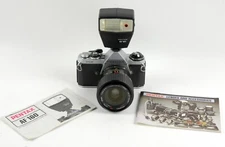 Pentax ME 35mm SLR Camera w/ 35-70mm Lens & Flash