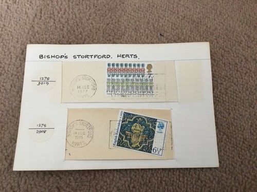 Vintage Job lot Various Hertfordshire postmarks & Stamps From 1937 onwards #106 - Picture 4 of 11