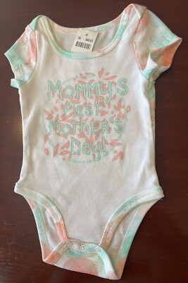 NWT Girls Dot & Zazz “Mommy's First Mother's Day!” Pastel One