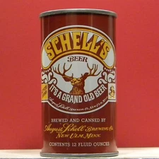 Schell's Schells Schell Maroon -Yellow 12 oz Can New Ulm Minnesota F92 A/F 1+