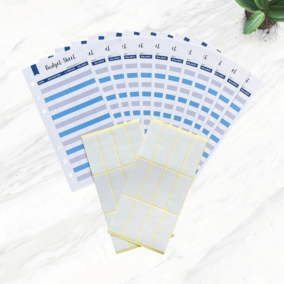 12 Pcs Cash Envelopes for Budget System Money Envelopes for Budgeting