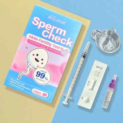 3X ACCUFAST Sperm Test Kit Pregnancy Preparation Accuracy 99% Sperm Count
