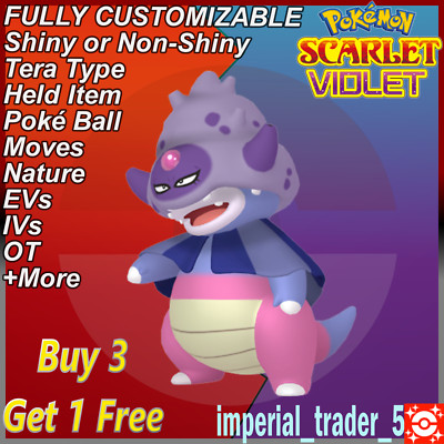 Pokémon Scarlet and Violet   Shiny Galarian Slowking   W/ Best 6IV Customizable