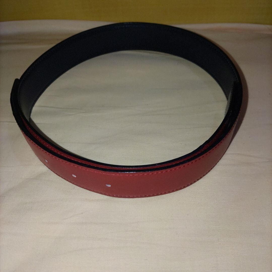 HERMES Reversible Belt Leather Black × Red 75 No Buckle | eBay HERMES Reversible Belt Leather Black × Red 75 No Buckle | eBay