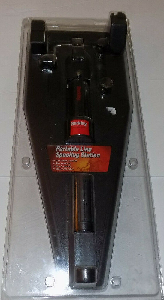 New Berkley Portable Fishing Line Spooling Station With Line Cutter And  Stripper