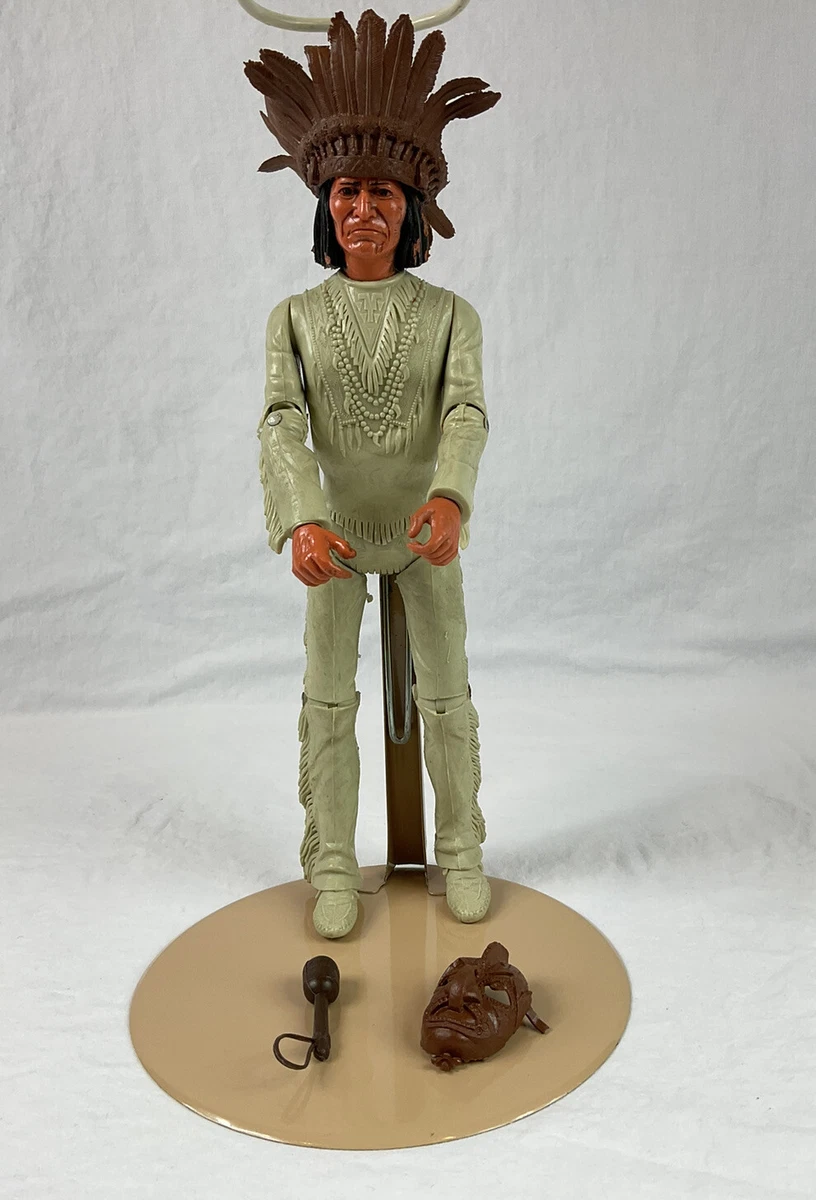 Vintage Louis Marx Johnny West Geronimo Best Of The West Action Figure Toy