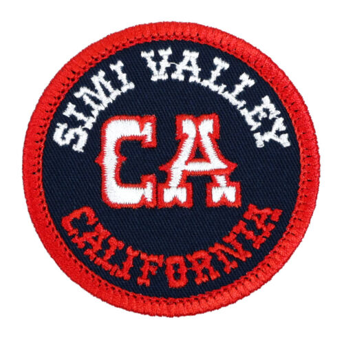SIMI VALLEY California Ricamata Iron-On Toppa Giacca Zaino Cappello BltR - Foto 1 di 2