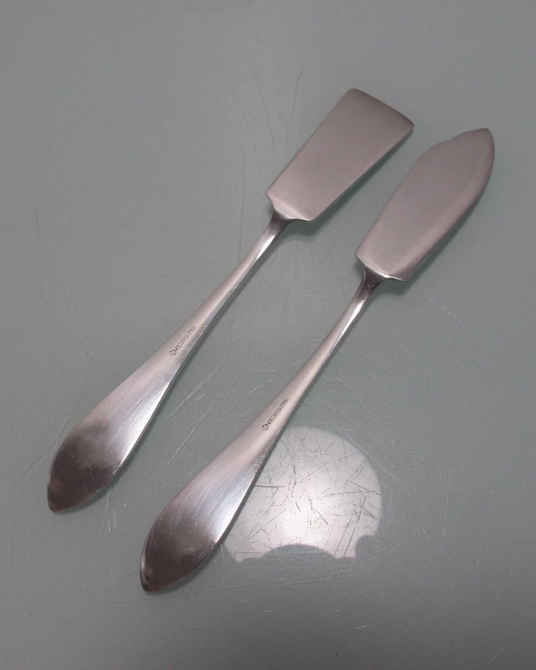 Käsemesser + Butterspatel Buttermesser Gowe 90er Perlrand Perlmuster - Bild 3 von 4