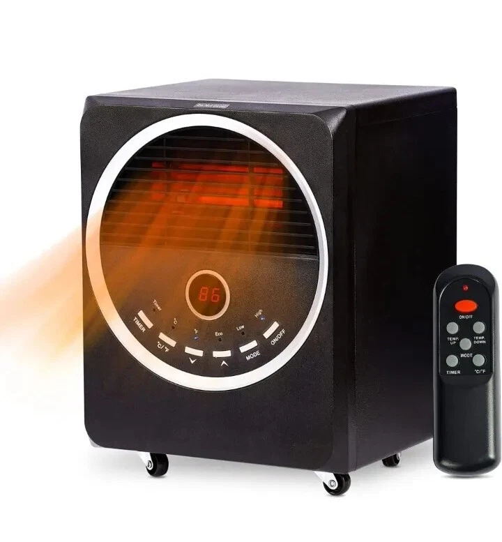 Sunday Living Infrared Space Heater 1500W Electric Space Heater for Large  Room | eBay