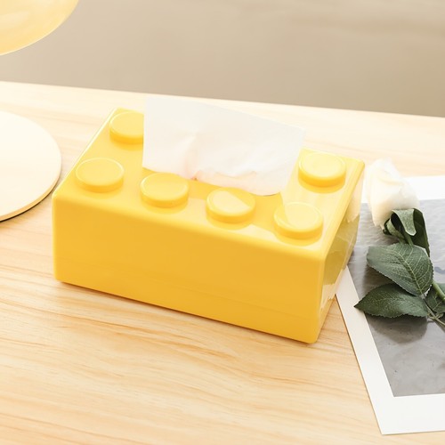 1pc Decorative Tissue Box Holder Paper Napkin Dispensers with Wall-mounted Desk - Picture 8 of 24