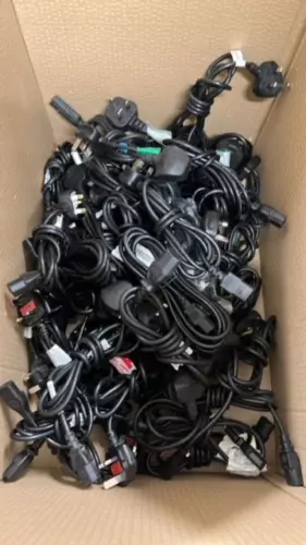 JOB LOT 50 x Branded 3 Pin UK IEC KETTLE LEADS PLUG POWER CABLES