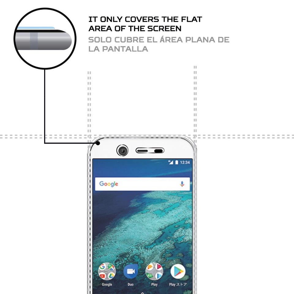 ANTISHOCK Screen protector for Sharp Android One X1 - Image 4 of 4