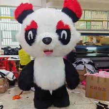 Inflatable 2m Bear mascot costume Head Party Halloween Fur Cosplay