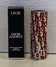 DIOR ADDICT OBLIQUE Burgundy Lipstick NIB Case Limited Edition Brand New