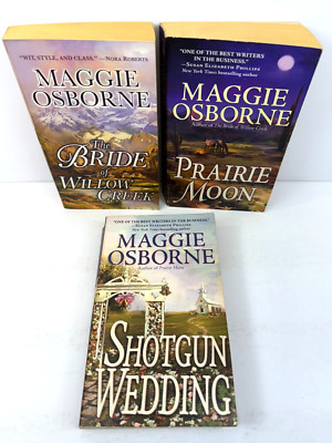 3x Maggie Osborne Historical Romance Fiction Paperback Novels Books