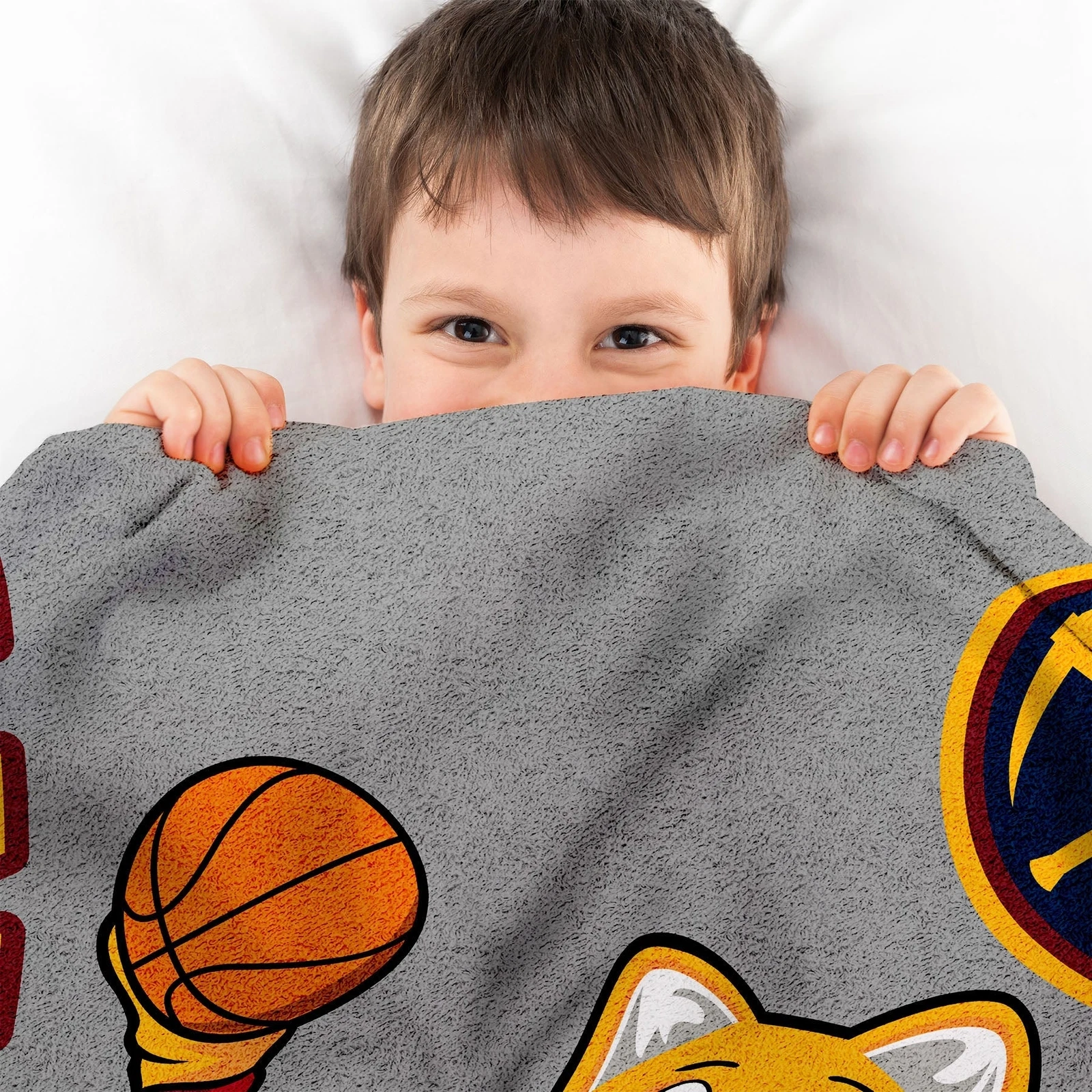 Sleep Squad Denver Nuggets Rocky Mascot Fleece Blanket