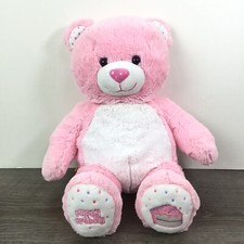 Build A Bear Collectors Pink Birthday Cake Bear Happy Celebration RARE