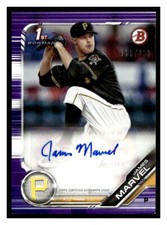 JAMES MARVEL 2019 BOWMAN PURPLE AUTOGRAPH /250 PA-JM