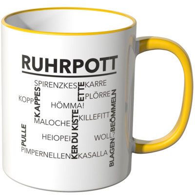WANDKINGS Tasse Spruch Mein ELAN-Empfang ist heute