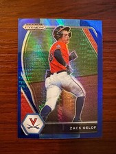 2021 Panini Prizm Draft Picks Zack Gelof Blue Wave Prizm #PDP60 Athletics