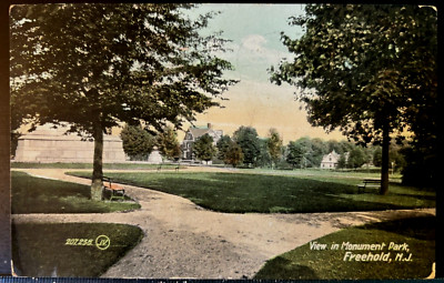 Vintage Postcard 1911 Monument Park, Freehold, New Jersey (NJ)