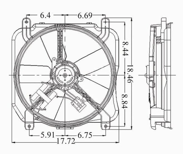 Engine Cooling Fan Assembly TYC 600190 for sale online eBay
