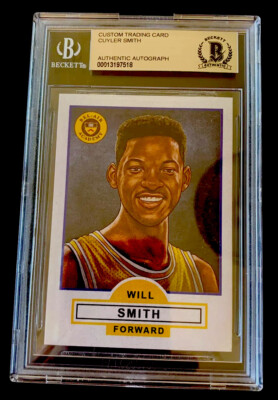 FRESH PRINCE WILL SMITH CUYLER SMITH BGS AUTHENTIC AUTOGRAPH LIMITED EDITION /90