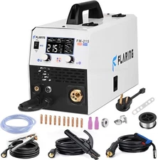 FLARING MIG Welder,215amp 6 IN 1 Welder Machine 120V/240V