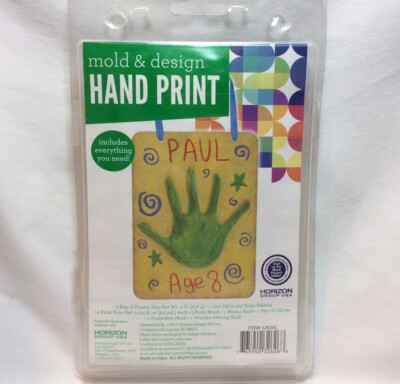 New Mold & Design Child's Hand Print Project Kit 32626C Horizon