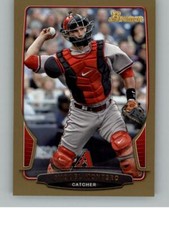 2013 Bowman Miguel Montero 99 Arizona Diamondbacks Gold