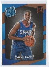 2017-18 Donruss Rated Rookies #162 - Jawun Evans - Los Angeles Clippers