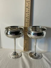 Sheridan Vintage Silver Plated Wedding Goblets set of two