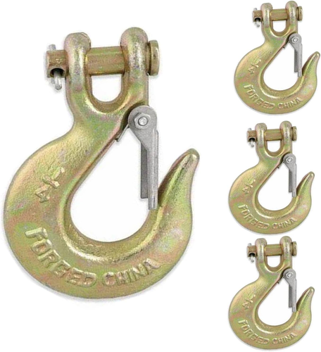 4 Pack G70 Heavy Duty Towing Mini J Hook For Car Hauler Wrecker - Foto 5