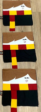 3 New Old Stock HARRY POTTER GRYFFINDOR zip up Whimsic Alley Accessory Bags