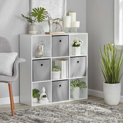 11'' 9-Cube Storage Organizer, White