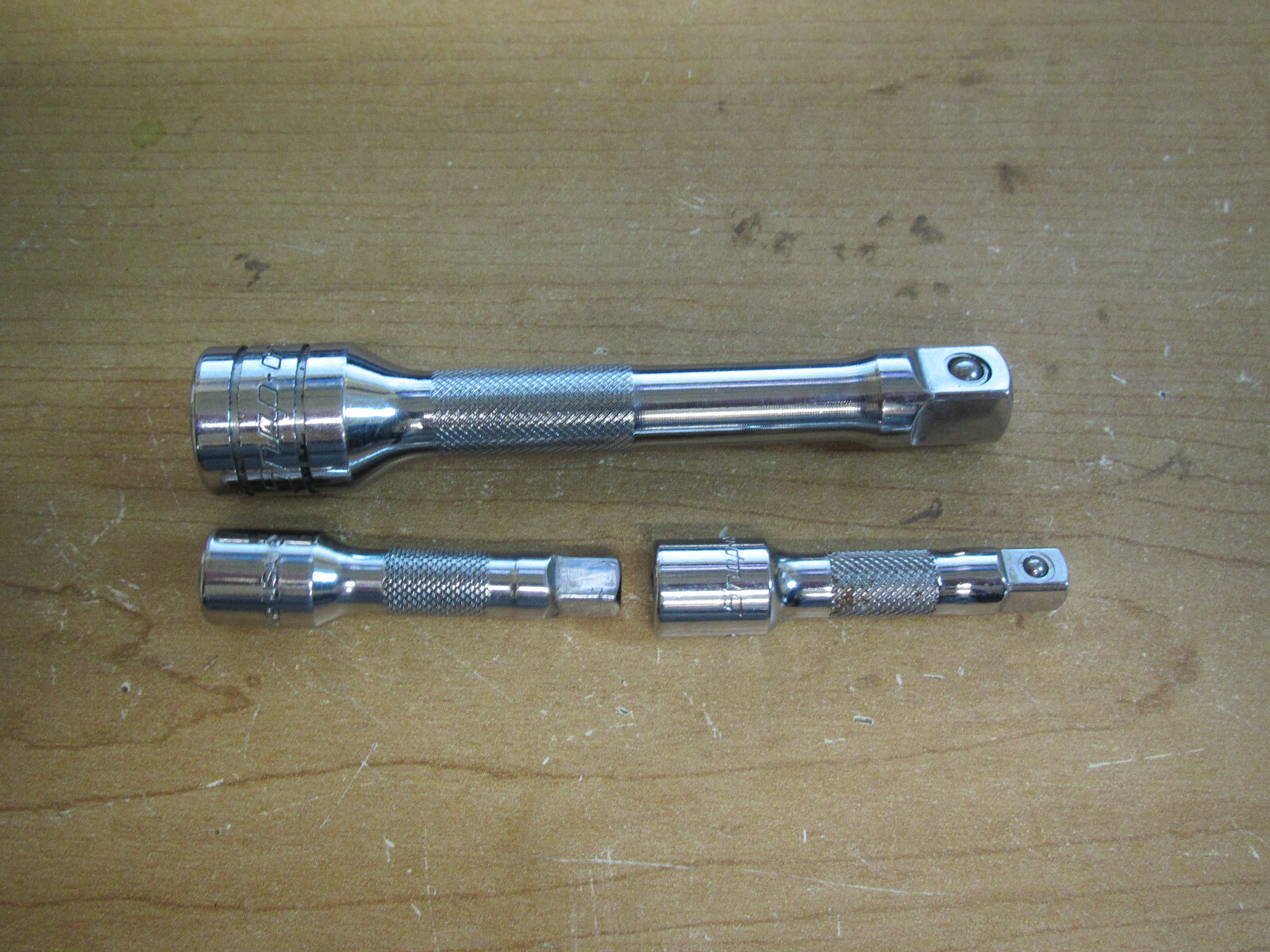 Lot 3 Snapon FXK4 3/8” & TMXK2 1/4 Chrome Extensions eBay