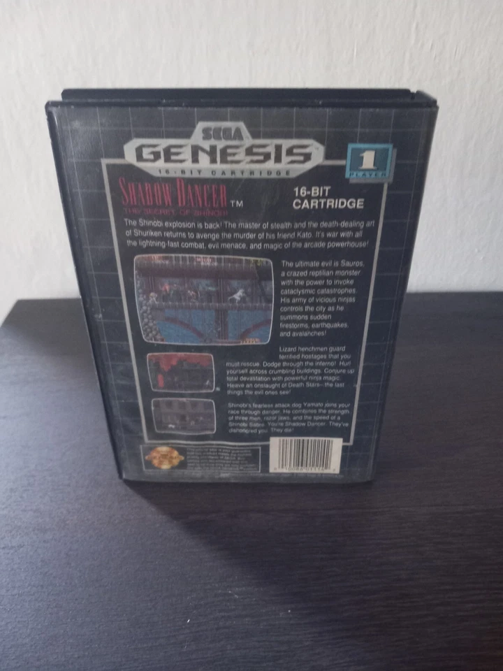 1990 Sega Genesis Shadow Dancer The Secret Of Shinobi - Image 4 of 4