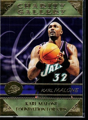 2000-01 Topps Gallery #CG6 Karl Malone Charity Gallery