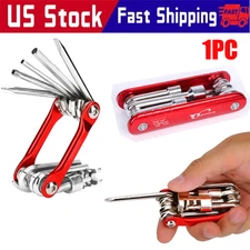 1PCS 6 - in - 1 Folding Hex Nut Driver Set Multi - function Socket Wrench