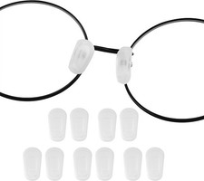 Eyeglass Nose Pads Cover,5 Pairs Soft Silicone Slipon Glasses Nose Piece Sung...