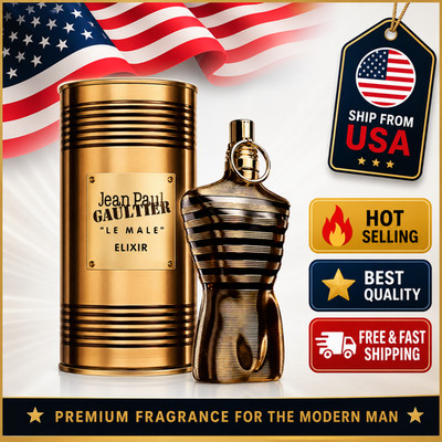 Jean Paul Gaultier Le Male Elixir Parfum Men's JPG Cologne 4.2oz/125ml Fragrance