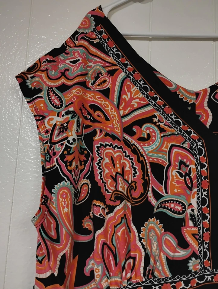 Inc международные концепции женское платье плюс размер 3 x без рукавов розовый пейсли - Изображение 4 из 4