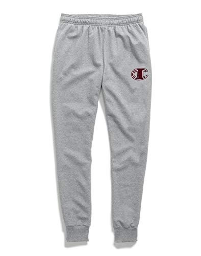 Champion Powerblend Applique Joggers Mens Active Pants Size S, Color: Oxford - Picture 1 of 1