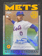 2021 Topps Baseball Silver Pack ’86 Chrome Autograph Marcus Stroman /50 MLB