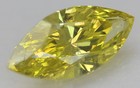 Cert 2.55 Carat Canary Yellow VS1 Marquise Natural Enhanced Diamond 14.79x6.82mm — photo 3