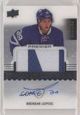 2016-17 Upper Deck Premier Rookie 244/299 Brendan Leipsic #74 Patch Auto 7m0