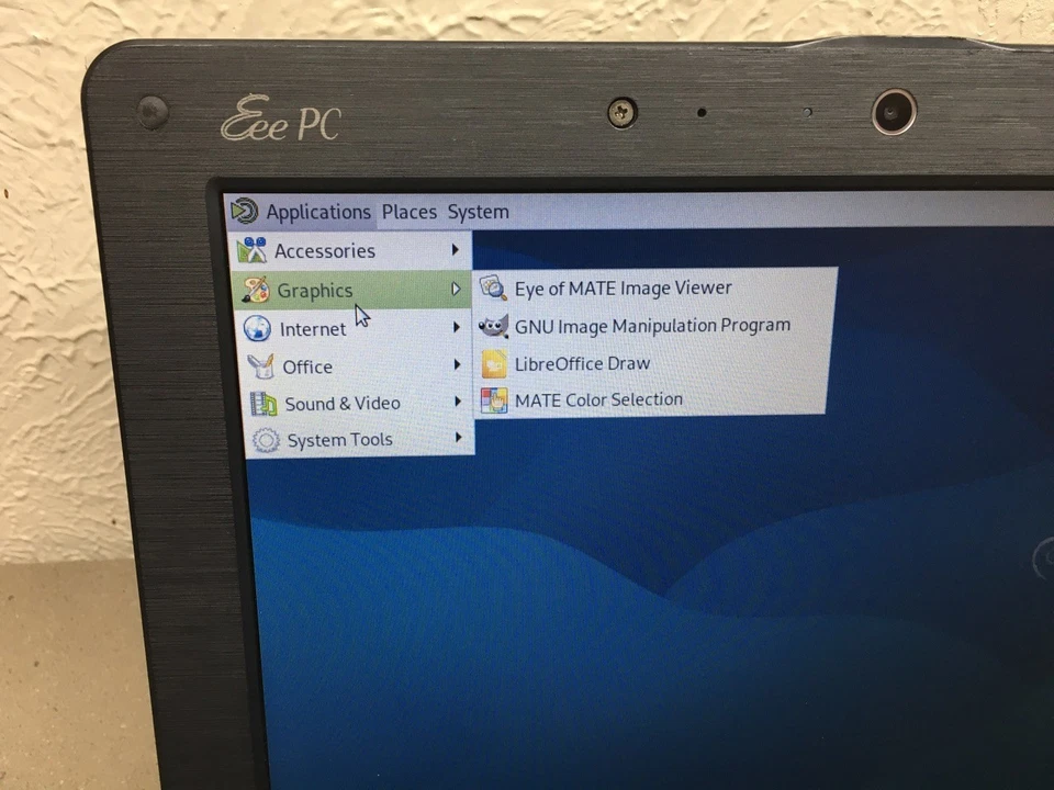 🤖 ASUS Eee PC 1001px 10.1" LCD 1GB 1.66GHz Intel ATOM N450 160GB HD Debian 13 - Imagen 4 de 4