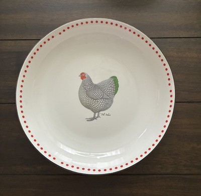 Pasta Bowl MAXWELL WILLIAMS  Serving Bowl Farmhouse Cottage-Chicken Design