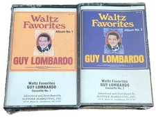 Guy Lombardo Waltz Favorites 1 2 Cassette Tape Set, 1986, Suffolk NEW SEALED